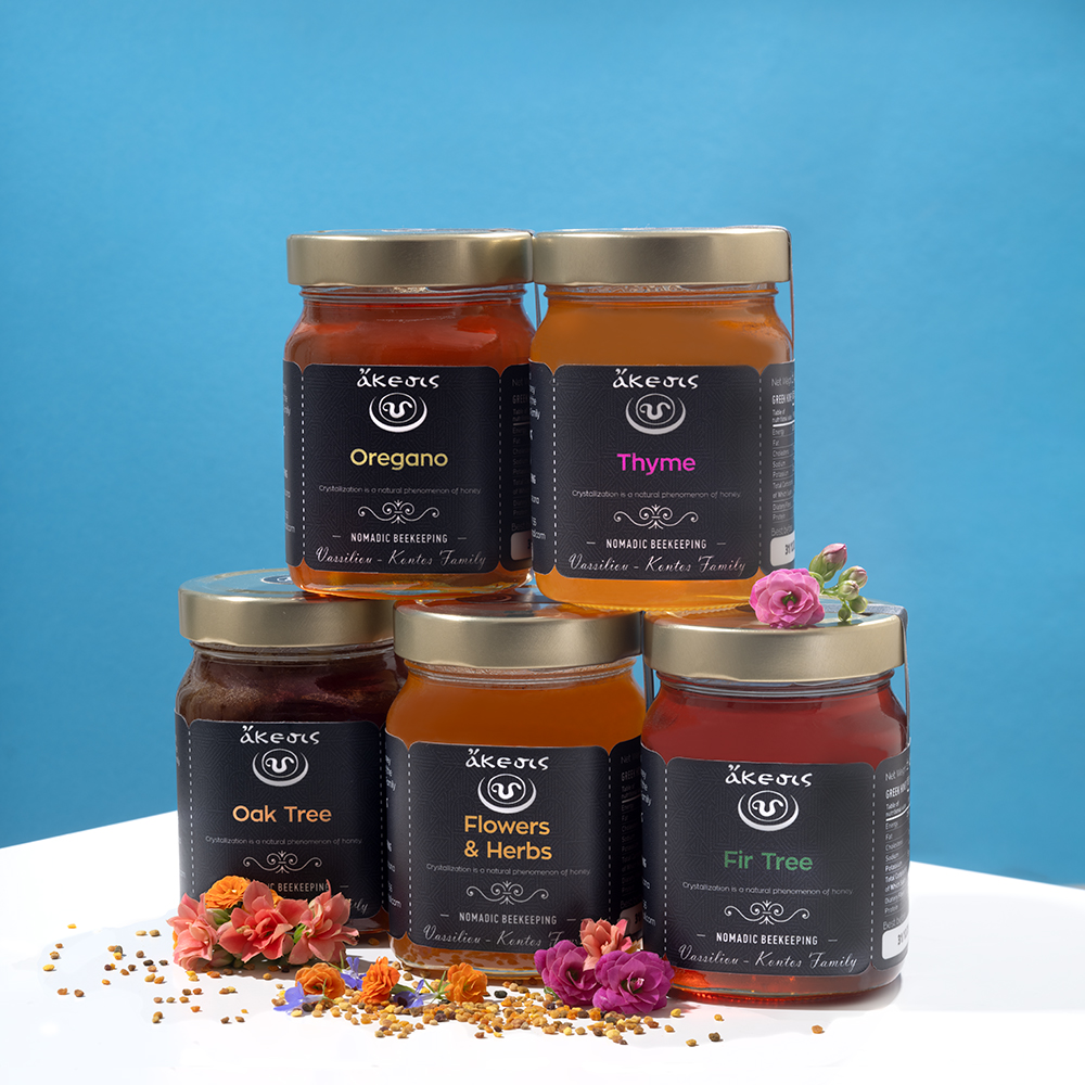 Naturbox - Kraftfull honungsblandning 250gr x 5